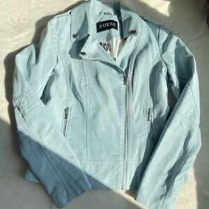 Guess Moto Baby Blue Jacket